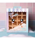 BAIN Eponge de douche gaufre