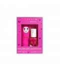 FUCHSIA Coffret Fuchsia duo baume à lèvres et vernis à l'eau - Cerise et Fraise