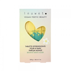 BAIN Tablette de bain effervescente jaune - Monoï