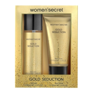 GOLD SÉDUCTION Coffret Brume parfumée vapo 85 ml + lait corps 90 ml