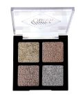 PALETTE 4 FAP  Palette 4 ombres à paupières pailletées Glitter Queen