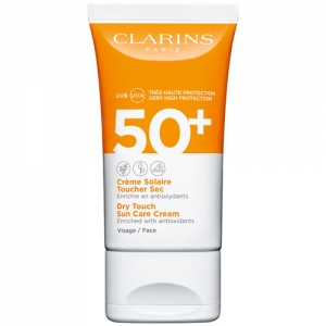 CRÈME SOLAIRE TOUCHER SEC Très Haute Protection Visage UVA/UVB 50+