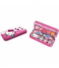 HELLO KITTY Plumier métal maquillage & barettes