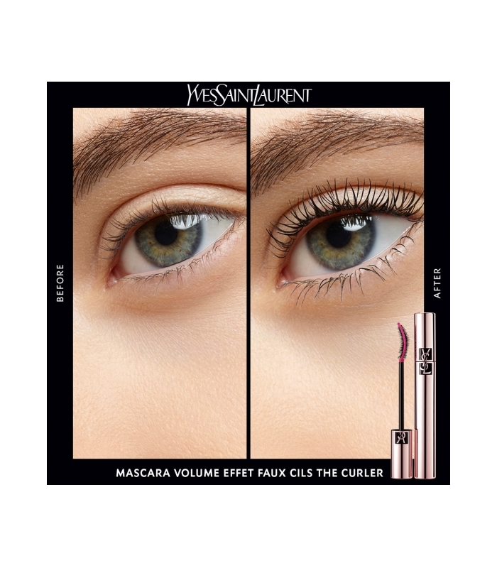 YVES SAINT LAURENT MASCARA EFFET FAUX CILS THE CURLER Courbe & volume. Effet recourbe cils. - Parfums