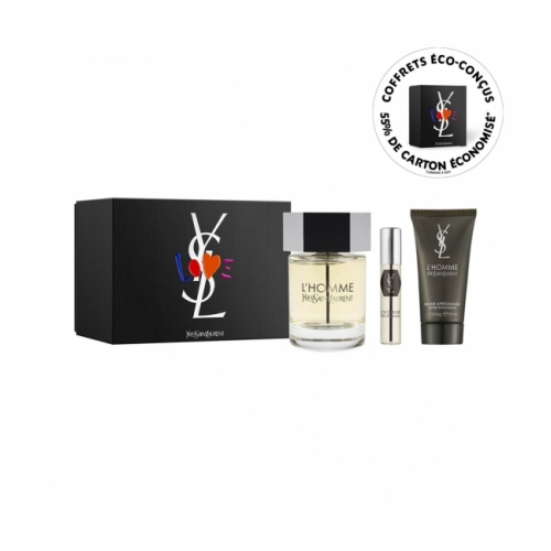 YVES SAINT LAURENT L'HOMME Coffret Eau de Toilette + Baume Après-Rasage -  Oia Parfums