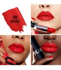ROUGE DIOR Rouge à lèvres rechargeable couleur couture, 4 finis : satin, mat, métallique et velours