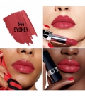 ROUGE DIOR Rouge à lèvres rechargeable couleur couture, 4 finis : satin, mat, métallique et velours