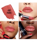 ROUGE DIOR Rouge à lèvres rechargeable couleur couture, 4 finis : satin, mat, métallique et velours