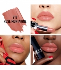ROUGE DIOR Rouge à lèvres rechargeable couleur couture, 4 finis : satin, mat, métallique et velours
