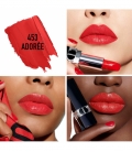 ROUGE DIOR Rouge à lèvres rechargeable couleur couture, 4 finis : satin, mat, métallique et velours