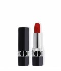 ROUGE DIOR Rouge à lèvres rechargeable couleur couture, 4 finis : satin, mat, métallique et velours