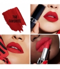 ROUGE DIOR Rouge à lèvres rechargeable couleur couture, 4 finis : satin, mat, métallique et velours