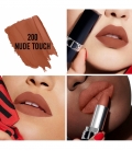 ROUGE DIOR Rouge à lèvres rechargeable couleur couture, 4 finis : satin, mat, métallique et velours