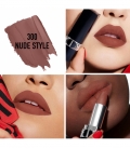 ROUGE DIOR Rouge à lèvres rechargeable couleur couture, 4 finis : satin, mat, métallique et velours