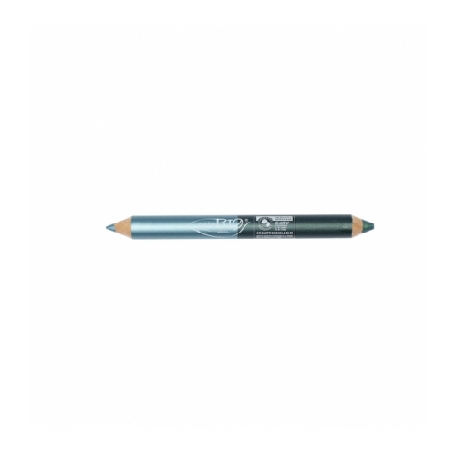 CRAYON DUO DAY ET NIGHT Crayon yeux turquoise/bleu émeraude