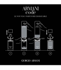 ARMANI CODE HOMME Parfum Vaporisateur Rechargeable