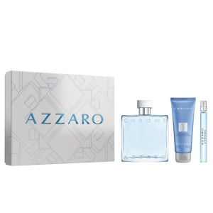 CHROME Coffret Eaux de Toilette + Shampooing Cheveux et Corps