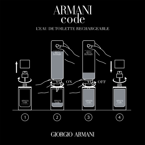 ARMANI CODE Eau de toilette rechargeable