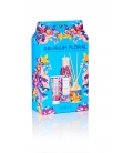 DELIRIUM FLORAL Coffret noël mousse de douche, crème mains,bouquet