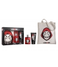 LA CASA DE PAPEL Coffret Eau de toilette vapo 100 ml + gel douche 150 ml + totebag