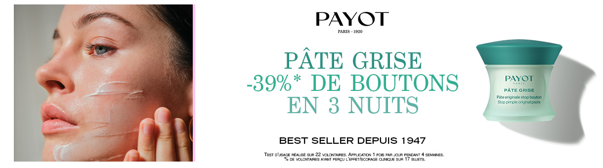 PÂTE GRISE Pâte originale stop bouton 